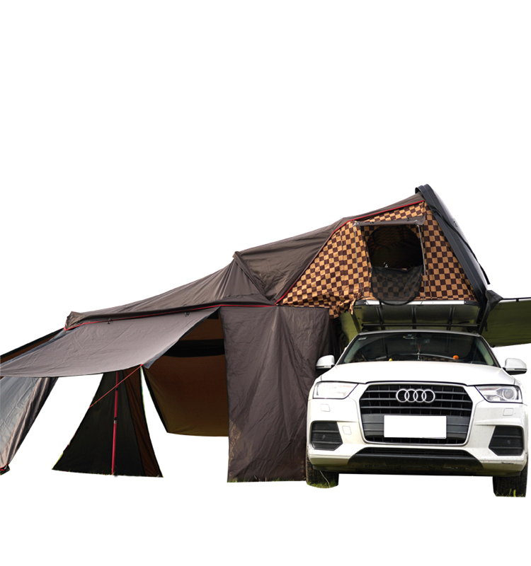LLOYDBERG Overland 2 Person ABS Hard Shell Roof Top Tent- Side Opening