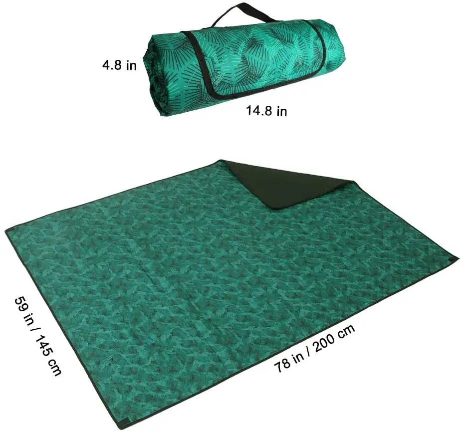 Large Picnic Rug Outdoor Picnic Blanket Mat Waterproof Sand Repellent Beach Blanket
